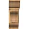 Ekena Millwork Merced Traditional Rough Sawn Bracket w/ Offset Brace, Western Red Cedar, 8"W x 22"D x 22"H BKT0806X22X22MRC01RWR - alternate 2